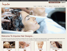 Tablet Screenshot of impulsehairdesigns.com